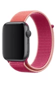 Pazariz Apple Watch Uyumlu 1-2-3-4-5-6-7-se Serisi 42mm - 44mm - 45mm Uyumlu Spor Kumaş Kordon thumbnail 3
