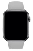 Pazariz Apple Watch Uyumlu 3 4 5 6 7 8 Se Delikli 38 40 41mm Kordon Kayış Bileklik Klasik Silikon thumbnail 2