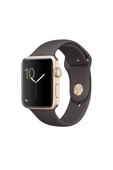 Pazariz Apple Watch Uyumlu 3 4 5 6 7 8 Se Delikli 38 40 41mm Kordon Kayış Bileklik Klasik Silikon thumbnail 3