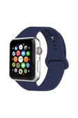 Pazariz Apple Watch Uyumlu Kordon 2 3 4 5 Seri 42 Mm Ve 44 Mm Silikon Kordon Kayış - 2