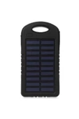 Pazariz 8000 Mah Solar Powerbank Şarj Aleti 20 Led Aydınlatmalı Siyah - 1