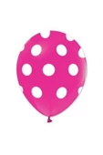 Pazariz Puantiyeli Fuşya Balon 5'li Paket thumbnail 1