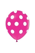 Pazariz Puantiyeli Fuşya Balon 5'li Paket thumbnail 2