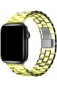 Pazariz Apple Watch Uyumlu38mm 40mm 41mm 1/2/3/4/5/6/se/7/8 Kordon Şeffaf Polikarbon Kordon thumbnail 1