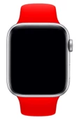 Pazariz Apple Watch Uyumlu3 4 5 6 7 8 S 38 40 41mm Kordon Kayış Klasik Kaliteli Silikon Kordon thumbnail 3