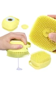 Pazariz Yumuşak Silikon Malzemeli Esnek Jel Hazneli Masaj Fonksiyonlu Etkili Banyo Duş Kese Lifi thumbnail 1