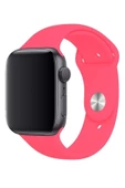 Pazariz Apple Watch Uyumlu3 4 5 6 7 8 Se 42-44-45-49 Mm Ultra Kordon Kayış Silikon Uyumlu thumbnail 2