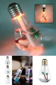 Pazariz Sandal Ağacı Yağı Serinletici Led Işıklı Hava Nemlendirici Buhar Makinası - 1