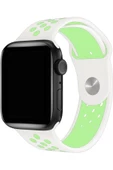 Pazariz Apple Watch Uyumluultra 3 4 5 6 7 8 Se S 42 44 45mm Kordon Delikli Spor Band Kayış thumbnail 2