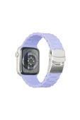 Pazariz Apple Watch Uyumlu4 5 6 7 8 Ultra 45mm 44mm 42mm Silikon Bracelet Kordon thumbnail 1