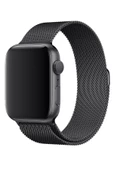 Pazariz Apple Watch Uyumlu1 2 3 4 5 6 7 Se 42 Mm/44 Mm/45 Mm Hasır Örgü Metal Kordon Kayış thumbnail 3