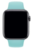 Pazariz Apple Watch Uyumlu3 4 5 6 7 8 Se 38 40 41mm Kordon Kayış Klasik Silikon thumbnail 2