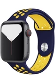 Pazariz Apple Watch Uyumluultra 3 4 5 6 7 8 Se S 42 44 45mm Kordon Delikli Spor Band Kayış thumbnail 2