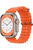 Pazariz Apple Watch Uyumlu8 7 6 5 4 3 2 Se 42mm / 44mm / 45mm Spor Silikon Kordon Kayış thumbnail 1
