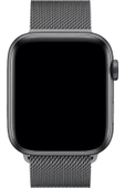 Pazariz Apple Watch Uyumlu8 45 Mm Çelik Örgü Mıknatıslı Kordon - Uzay Gri - 3