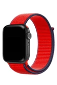 Pazariz Apple Watch Uyumlu1-2-3-4-5-6-se-7 Serisi 42mm - 44mm - 45mm Spor Kumaş Kordon thumbnail 3