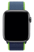 Pazariz Apple Watch Uyumlu1-2-3-4-5-6-7-se Serisi 38mm - 40mm -41mm Spor Kumaş Kordon thumbnail 2