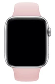 Pazariz Apple Watch Uyumlu1 2 3 4 5 6 7 Se 42mm 44mm 45mm Klasik Silikon Kordon Kayış Pink Sand thumbnail 2