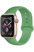Pazariz Apple Watch Uyumlu38mm 40mm 41mm 1/2/3/4/5/6/se/7/8 Spor Silikon Kordon 20-mint thumbnail 1