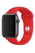Pazariz Apple Watch Uyumlu3 4 5 6 7 8 Se 42 44 45mm Kalite Kordon Kayış Klasik Kaliteli Silikon thumbnail 3