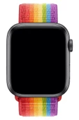 Pazariz Apple Watch Uyumlu1-2-3-4-5-6-7-se Serisi 38mm - 40mm -41mm Spor Kumaş Kordon - 2