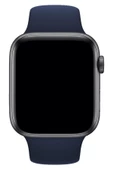 Pazariz Apple Watch Uyumlu3 4 5 6 7 8 Se 42 44 45mm Kaliteli Spor Klasik Slikon Kordon Kayış thumbnail 2