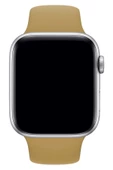 Pazariz Apple Watch Uyumlu3 4 5 6 7 8 Se 38 40 41mm Kordon Kayış Klasik Silikon Uyumlu thumbnail 3