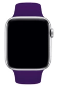 Pazariz Apple Watch Uyumlu3 4 5 6 7 8 Se 38 40 41mm Kordon Kayış Klasik Kaliteli Silikon thumbnail 3