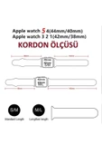 Pazariz Apple Watch Uyumlu3-4-5-6-7-8-se (42mm-44mm-45mm) Yüksek Kalite Kordon thumbnail 2