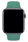 Pazariz Apple Watch Uyumlu3 4 5 6 7 8 Se 38 40 41mm Kordon Kayış Klasik Kaliteli Silikon thumbnail 3