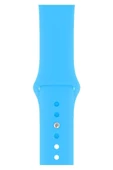 Pazariz Apple Watch Uyumlu3 4 5 6 7 8 Se 38 40 41mm Kordon Kayış Klasik Silikon Uyumlu thumbnail 1