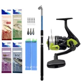 Yek Outdoor Hazır Olta Seti Kendo Elbe 3.50m 70-150gr Olta Kamışı&Okuma Fin Chaser 60 Olta Makinesi - 1