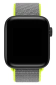 Pazariz Apple Watch Uyumlu1-2-3-4-5-6-7-se Serisi 42mm - 44mm - 45mm Spor Kumaş Kordon thumbnail 2