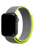 Pazariz Apple Watch Uyumlu1-2-3-4-5-6-7-se Serisi 42mm - 44mm - 45mm Spor Kumaş Kordon thumbnail 3