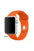 Pazariz Apple Watch Uyumlu3-4-5-6-7-8 Se Için Kordon 38-40-41 Mm Spor Kordon Silikon Çok Renkli thumbnail 1