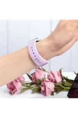 Pazariz Apple Watch Uyumlu42 44 Mm Silikon Kordon Lila thumbnail 2