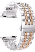 Pazariz Apple Watch Uyumlu8 41 Mm Metal Kordon Premium Paslanmaz Çelik Kayış - 1