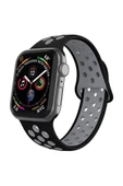 Pazariz Apple Watch Uyumlukordon 2 3 4 5 42 Mm Ve 44 Mm Silikon Kordon Kayış thumbnail 3