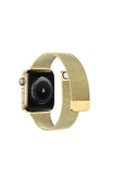 Pazariz Apple Watch Uyumlu2 3 4 5 6 7 8 Se 38 40 41 Mm Paslanmaz Çelik Milanese Kordon thumbnail 1