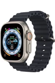 Pazariz Apple Watch Uyumlu42mm 44mm 45mm 49mm 1/2/3/4/5/6/se/7/8/ultra Kordon Silikon Kordon thumbnail 1