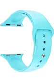 Pazariz Apple Watch Uyumlu8 45mm Kordon Spor Silikon Bebe Mavisi thumbnail 1