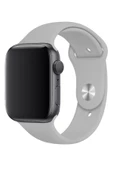 Pazariz Apple Watch Uyumlu3 4 5 6 7 8 Se 42 44 45mm Kaliteli Spor Klasik Slikon Kordon Kayış - 3