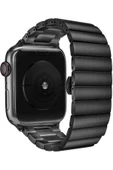 Pazariz Apple Watch Uyumlu38mm 40mm 41mm 1/2/3/4/5/6/se/7/8 Kordon Metal Katlamalı Klipsli Kordon thumbnail 1