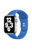 Pazariz Apple Watch Uyumlu3 4 5 6 7 8 Ultra Se 42/44/45/49 Mm Kordon Kayış Kaliteli Silikon thumbnail 1