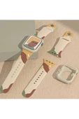 Pazariz Apple Watch Uyumlu38mm 40mm 41mm 1/2/3/4/5/6/se/7/8 Kordon Karışık Renkli Silikon Kordon - 3