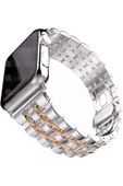 Pazariz Apple Watch Uyumlu8 41 Mm Metal Kordon Premium Paslanmaz Çelik Kayış - 3