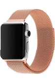 Pazariz Apple Watch Uyumlu8 7 6 5 4 3 Se 42mm-44mm-45mm Mıknatıslı Çelik Örme Kordon thumbnail 2