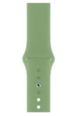 Pazariz Apple Watch Uyumlu38 - 40 - 41mm Silikon Spor Kordon Soft Yeşil thumbnail 1