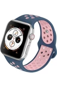 Pazariz Apple Watch Uyumluseries 8 45mm Kordon, Silicone Sport Band Siyah thumbnail 2