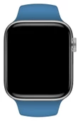 Pazariz Apple Watch Uyumlu3-4-5-6-7-8-se-42-44-45-49 Mm Kordon Kayış Klasik Kaliteli Silikon thumbnail 3